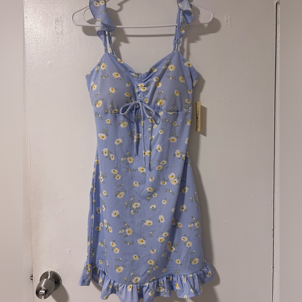 Blue Floral Dress